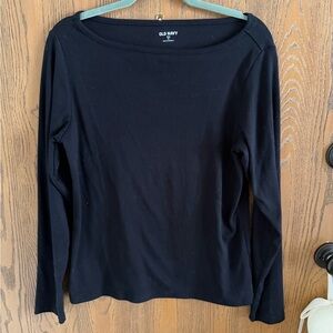 Old Navy Women's Classic Black Long Sleeve Tee